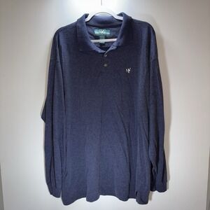 Big Dogs Men's Dark Gray Heather Size 2XL Classic Preppy Retro 90's Long Sleeve